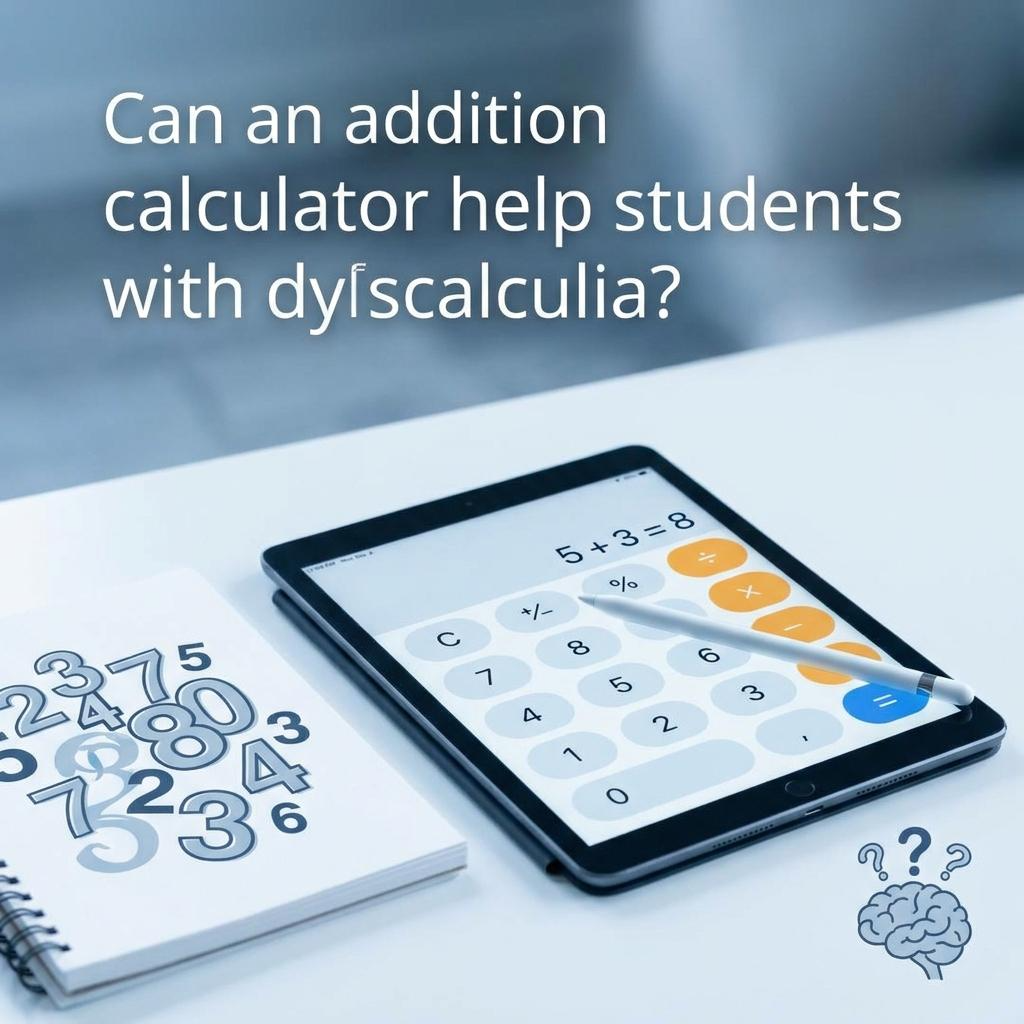 Can an addition calculator help students with dyscalculia? ToolzDaily.com